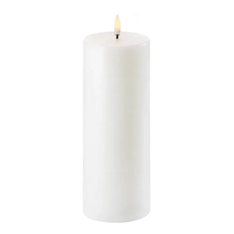 Uyuni Lighting Led-Kynttilät^Uyuni LED Pöytäkynttilä valkoinen Ø 7,8 cm, 20,3 cm
