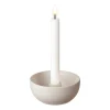 Scandi Living Kynttilänjalat & Kyntteliköt^Valley kynttilänjalka Ø12 cm, Beige