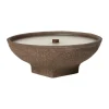 Ferm Living Kynttilät^Vei ulkovalot, Ruskea, Ø30×12,5 cm