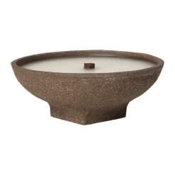 Ferm Living Kynttilät^Vei ulkovalot, Ruskea, Ø30×12,5 cm