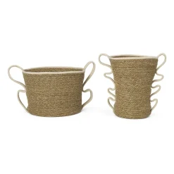 Ferm Living Säilytyskorit^Verso säilytyskori 2 osaa, Off white
