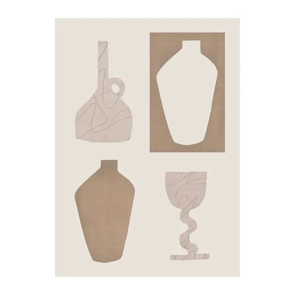 Paper Collective Julisteet^Vessel 01 juliste, 30x40 cm