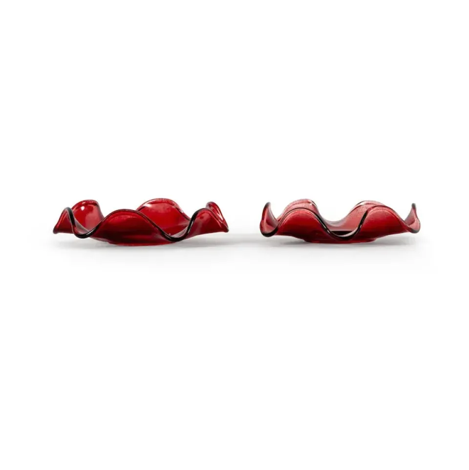 Sagaform Lisätarvikkeet Kynttilänjaloille Ja Kynttilälyhdyille^Viva valomansetti 2-pack, Viininpunainen