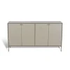 Mavis Senkit & Sivupöydät^Volt sivupöytä 80x148 cm, Beige-ruostumaton teräs