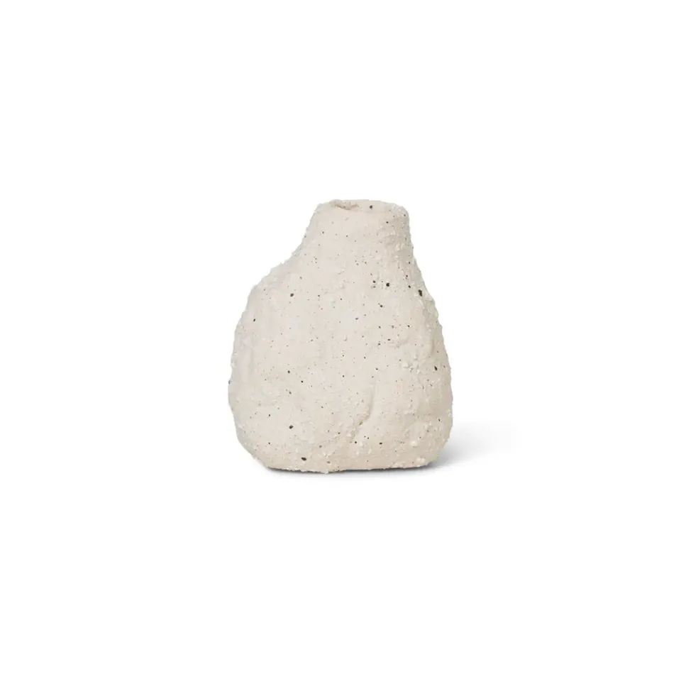 Ferm Living Maljakot^Vulca maljakko mini, Off white stone
