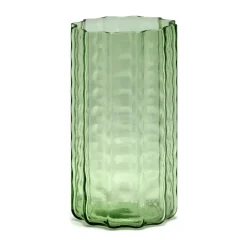 Serax Maljakot^Waves 01 maljakko 21 cm, Green-clear