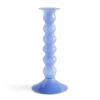 HAY Kynttilänjalat & Kyntteliköt^Wavy kynttilänjalka suuri 21 cm, Jade light blue