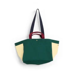 HAY Säilytyskorit^Weekend Bag Organic laukku S, Dark green multi