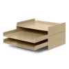 Ferm Living Säilytyskorit^2x2 Organiser paperihyllykkö, Cashmere