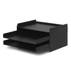 Ferm Living Säilytyskorit^2x2 Organiser paperihyllykkö, Musta